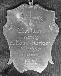 Plakette 1952