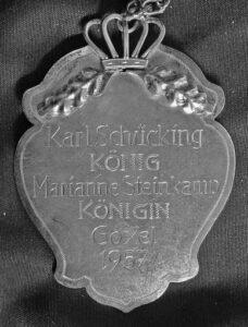 Plakette 1957