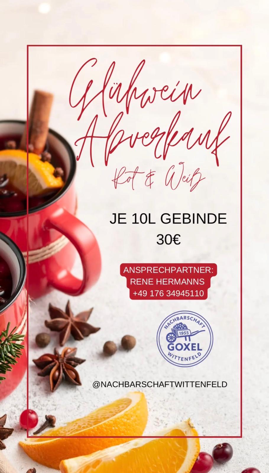mit Glühwein in die Weihnachtstage