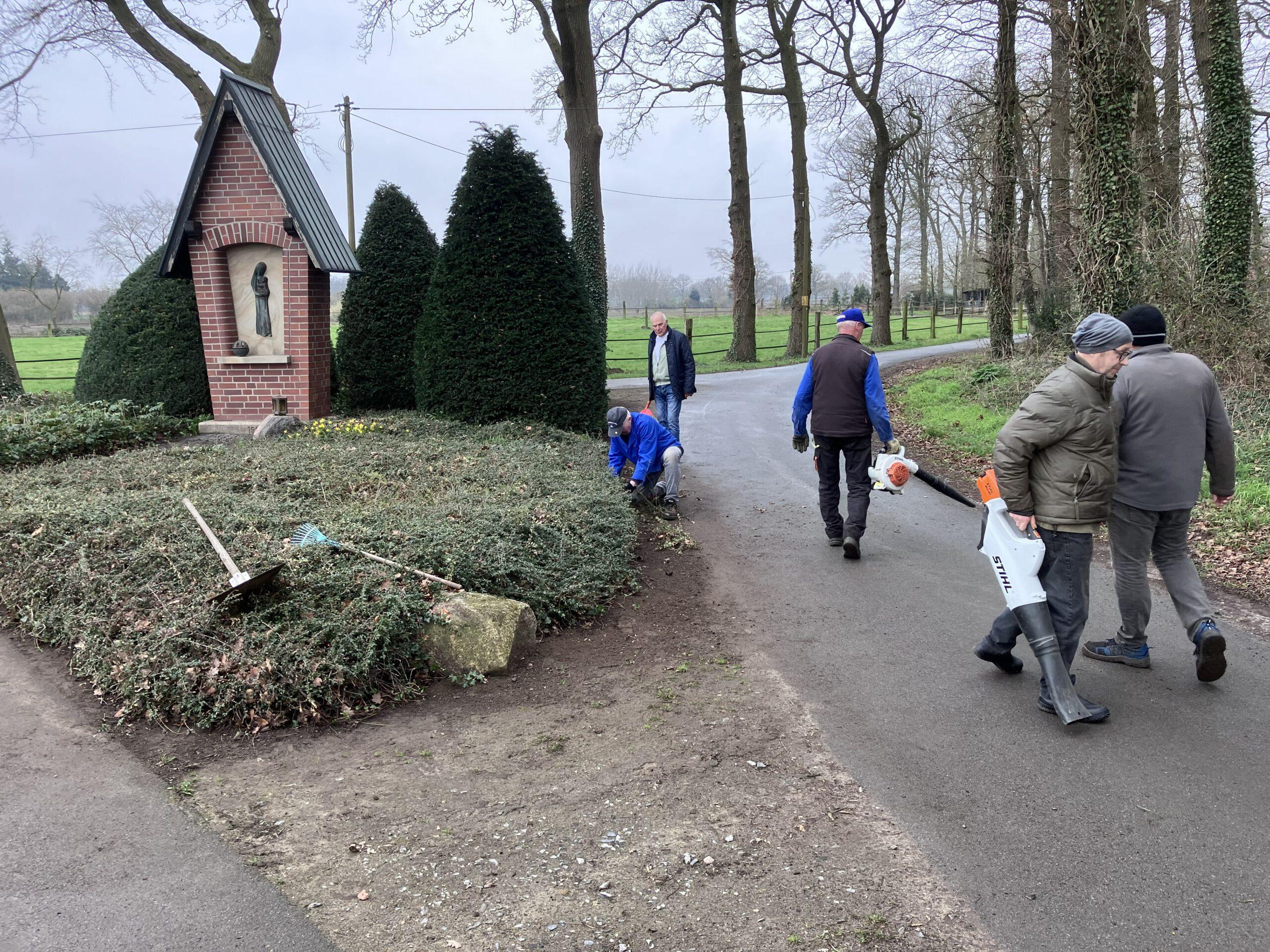 Frühjahrsputz an der Marienstation