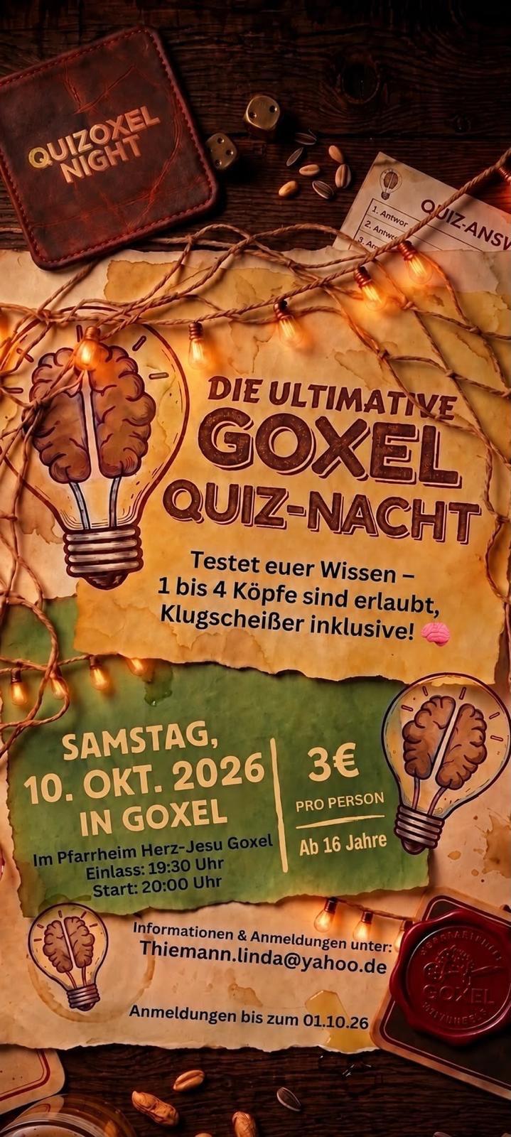 1. Goxeler Quiz-Nacht